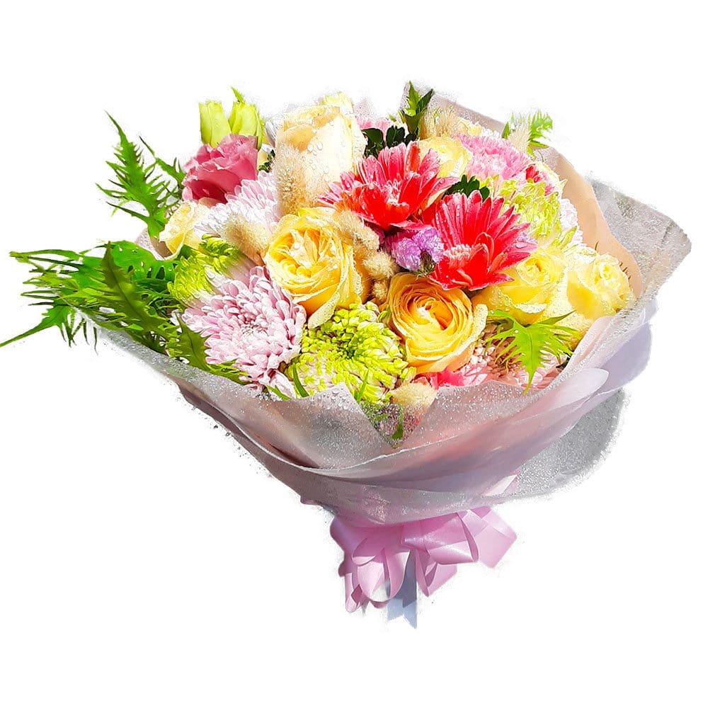 Bright Mix of flowers in a Bouquet